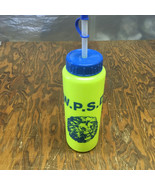 Vintage Western PA school for the deaf  Lions neon color plastic water b... - $373.83 MXN