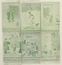 VINTAGE Paper Advertising LOT Cereal Premium Comic Humor Cards IMR CO NY - £19.75 GBP