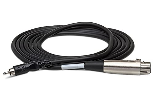 Hosa XRF-105 XLR3F to RCA Unbalanced Interconnect Cable, 5 Feet - $12.95+