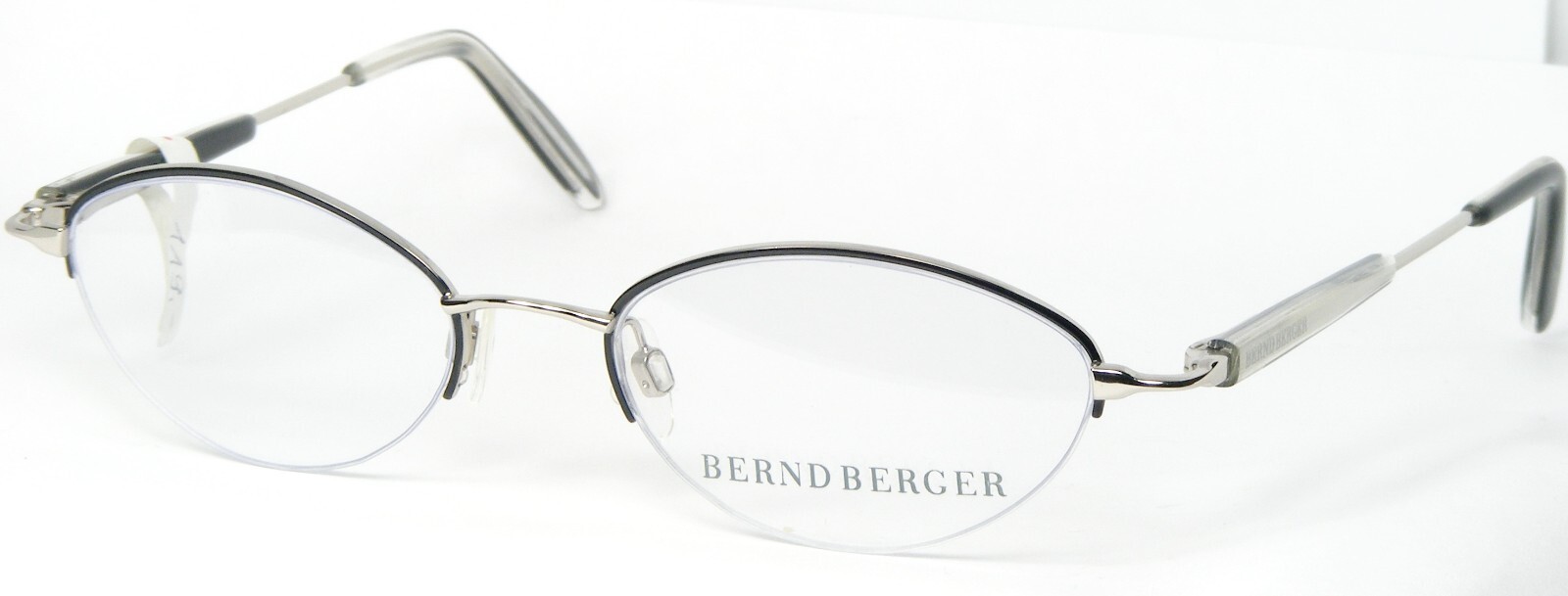 Bernd Berger Austria 9065 576-22 Negro/Plata Gafas 48-17-135mm - $55.68