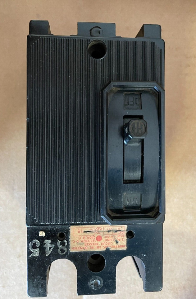 ITE EE2 ET1561 2 Pole 15 Amp Circuit Breaker 240 VAC  TYPE ET - $25.01