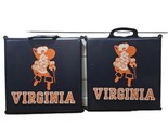 UVA Seat Cushions Virginia Cavaliers Navy &amp; Orange Set Of 2 - £19.38 GBP