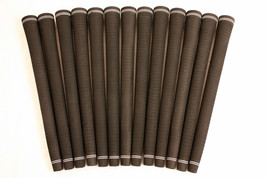 13 Piece New Midsize .600 Round +1/32&quot; Black Pro Velvet Replacement Golf Grips - £36.56 GBP