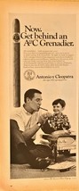 AC Grenadier Mild Antonio y Cleopatra cigars cigarettes-1969 Vintage Pri... - $138.35 MXN
