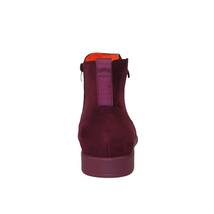 Men's TAYNO Chelsea Chukka Soft Micro Suede Zip up Boot Coupe S Wine image 10