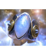 HAUNTED ANTIQUE RING SOCERER'S STAR FLAME HIGHEST LIGHT COLLECTION MAGICK - $707.77