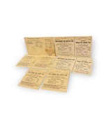 Mixed Lot of 7 Pennsylvania Per Capita Tax Post Cards &amp; Stamps 1955 &amp; 1963 - £11.19 GBP