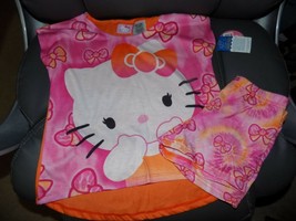 Sanrio Hello Kitty 2PC Pajama Set Size 6/6X Girl&#39;s New - £14.78 GBP