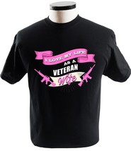 Army Veteran Wife I Love My Life As A Veteran Wife Funny Veteran Veteran America - £13.54 GBP+