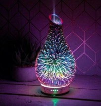 Desire Aroma Humidifier Colour Changing Electric Diffuser Lamp Rose Gold... - $40.91