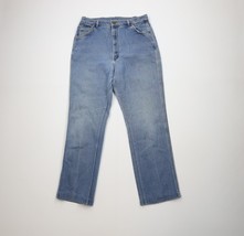 Vintage 90s Lee Mens 32x30 Distressed Western Straight Leg Denim Jeans B... - $44.50
