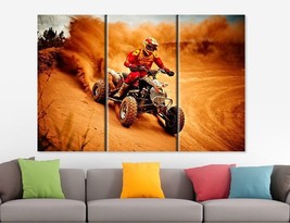 Motorcycle Canvas Print Multi Panel Canvas Art Extreme Wall Art Motivational Pri - £38.53 GBP