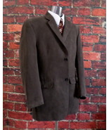 Calvin Klein Men&#39;s 2 Button Sport Coat 40 R Brown 100% Polyester - $28.43 CAD