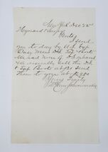 Antique Business Letter NY Dec 22nd Circa 1860 D.S Tap Boot Schoonmaker ... - $74.99