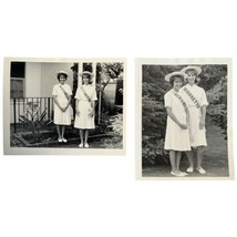 2 Vintage Nixonette Volunteer Black &amp; White Photos President Richard Nixon 4 x 5 - £28.75 GBP