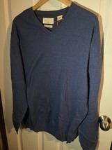 Weatherproof Vintage mens XXL Lake Heather color Sweater. Cotton Cashmere. - £31.65 GBP