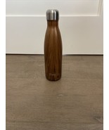 S'well The Wood Collection Stainless Steel Water Bottle Wood Grain Design Rustic - £11.15 GBP