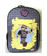 Sky Tube Heroes Backpack 16" Large Full Size School Travel Minecraft Budder - £25.68 GBP