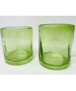 Lot 2 Thick Glass Frutiger Aero Green Controlled Bubble Cups Deck Pencil... - $561.81 MXN
