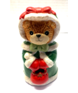 Enesco Vintage 1987 Christmas Victorian Bear 2 1/2&quot; Figurine - €8,47 EUR