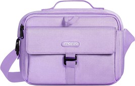 Mosiso Camera Bag Case, Dslr/Slr/Mirrorless Photography Camera Messenger, Purple - £32.10 GBP