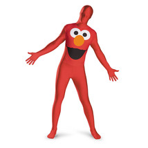 Official Seasme Street Elmo Jumpsuit Adult Halloween Costume Men Size Medium - £33.85 GBP