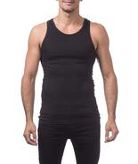 Pro Club Men&#39;s Premium Ringspun Cotton Ribbed A-Shirt, Black (3 Pack), L... - $16.82+