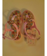 Swiggles Girls Toddler  Flower Pink Sandals Shoes Sizes 6 8  10  NWT - £6.14 GBP
