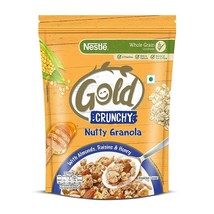 NESTLE GOLD Crunchy Nutty Granola, Breakfast Cereal - 475 g - free shipping - $32.94