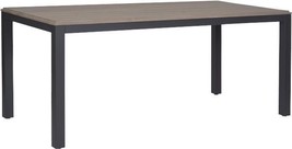 Dining Table Woodbridge Bellevue Rectangular Squared Legs Square Graphite Gray - £2,509.17 GBP