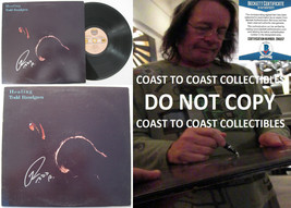 Todd Rundgren autographed Healing Album vinyl record COA Exact Proof Beckett BAS - £134.52 GBP