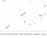 USGS Geologic Map: Brooks Spring Quadrangle, Nevada, Copper and Molybdenum - $12.89