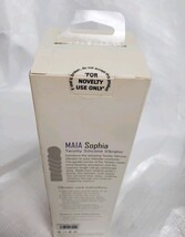 Sophia Maia Twistty Rechargable Dual Vibrating Silicone Wand Purple Waterproof  image 5