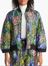 Gucci Convertible Reversible Jacket Poncho Sad Cats Leopard Oversized 42 NWT - £2,466.77 GBP