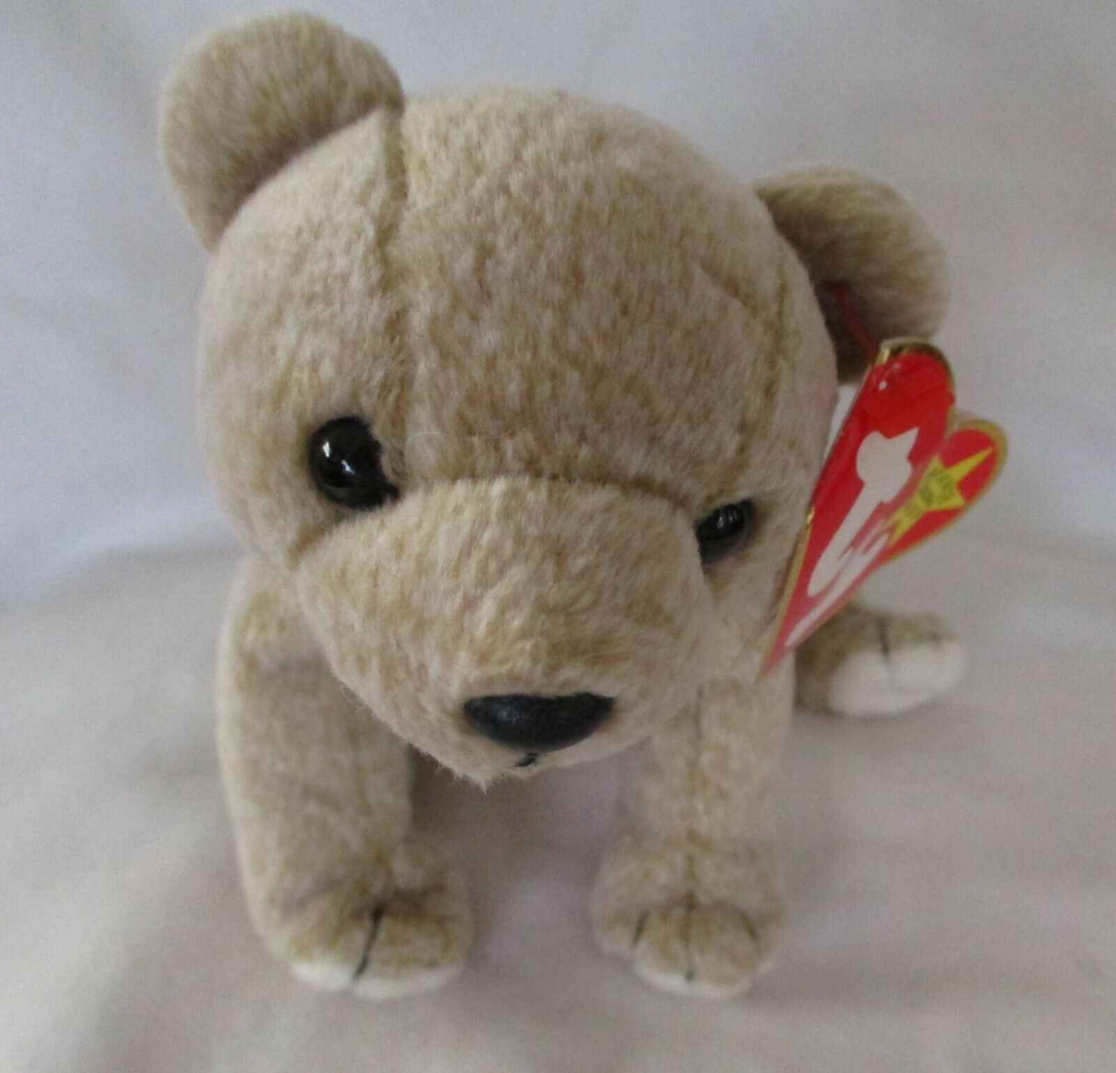 Ty Beanie Baby Almond the Bear Scuffed Tush Tag - $5.93