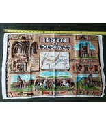 Pure Linen Tea Towel Battle of Bastinos Fast Colours Made in Ireland FS - £12.45 GBP