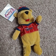 Disney Store Winnie The Pooh Baseball Bee Stompers 8" Beanbag Plush Toy NWT NOS - £3.93 GBP