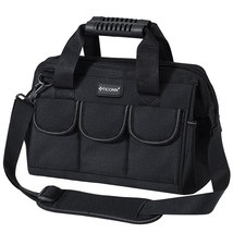 12In Tool Bag With Soft Bottom, Multi-Pockets Wide Mouth Tool Tote With ... - £30.25 GBP