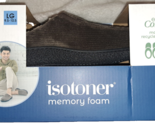 Isotoner Men&#39;s Memory Foam eco Comfort Slippers Large 9.5-10.5 Dark Brow... - £17.09 GBP
