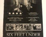 Six Feet Under TV Guide Print Ad Michael C Hall Lauren Ambrose TPA6 - $5.93