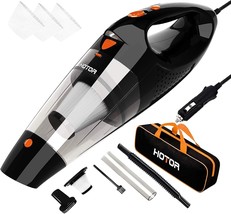 HOTOR Car Vacuum Cleaner Handheld Powerful Mini Black Color ~New opened ... - $647.83 MXN