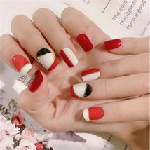 30Pcs/Box Manicure Tool Detachable Wearable Candy Color Fake Nails Full Cover Fa - £9.30 GBP