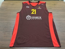 BC Astana UBL (Kazakhstan) Team-Issued Red Practice Jersey - XL - $79.99