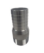 NEW Barbed Hose Fitting, Fitting Material 316 SS X 316 SS, 3LZ87A - £18.61 GBP