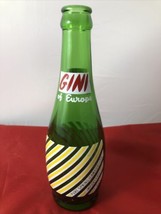 VTG Gini Of Europe Lemon Soda ACL Soda Bottle Glass Perrier - £23.89 GBP