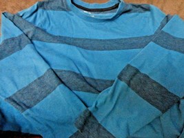 Blue Long Sleeve Striped Shirt Boys Size Medium Urban Pipeline - £7.91 GBP