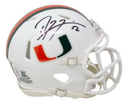 Ray Lewis Signed Miami Hurricanes Mini Speed Replica Helmet BAS ITP - $290.99