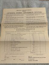 General Foods Consumer Center Recipe Collection Form Mint - $5.98