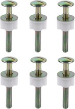 Universal Toilet Seat Screws, 6Packs Metal Toilet Seat Hinge Bolts And Screws, 3 - £20.17 GBP