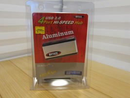 NOS Vintage BYTECC Bt-402 4 Port USB 2.0 480Mbps Hi-Speed Hub with Power... - $18.69